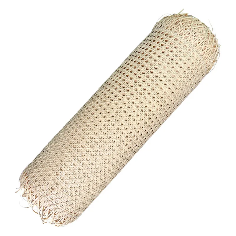 DIY Natural Indonesian Rattan Cane Webbing Roll For Furniture